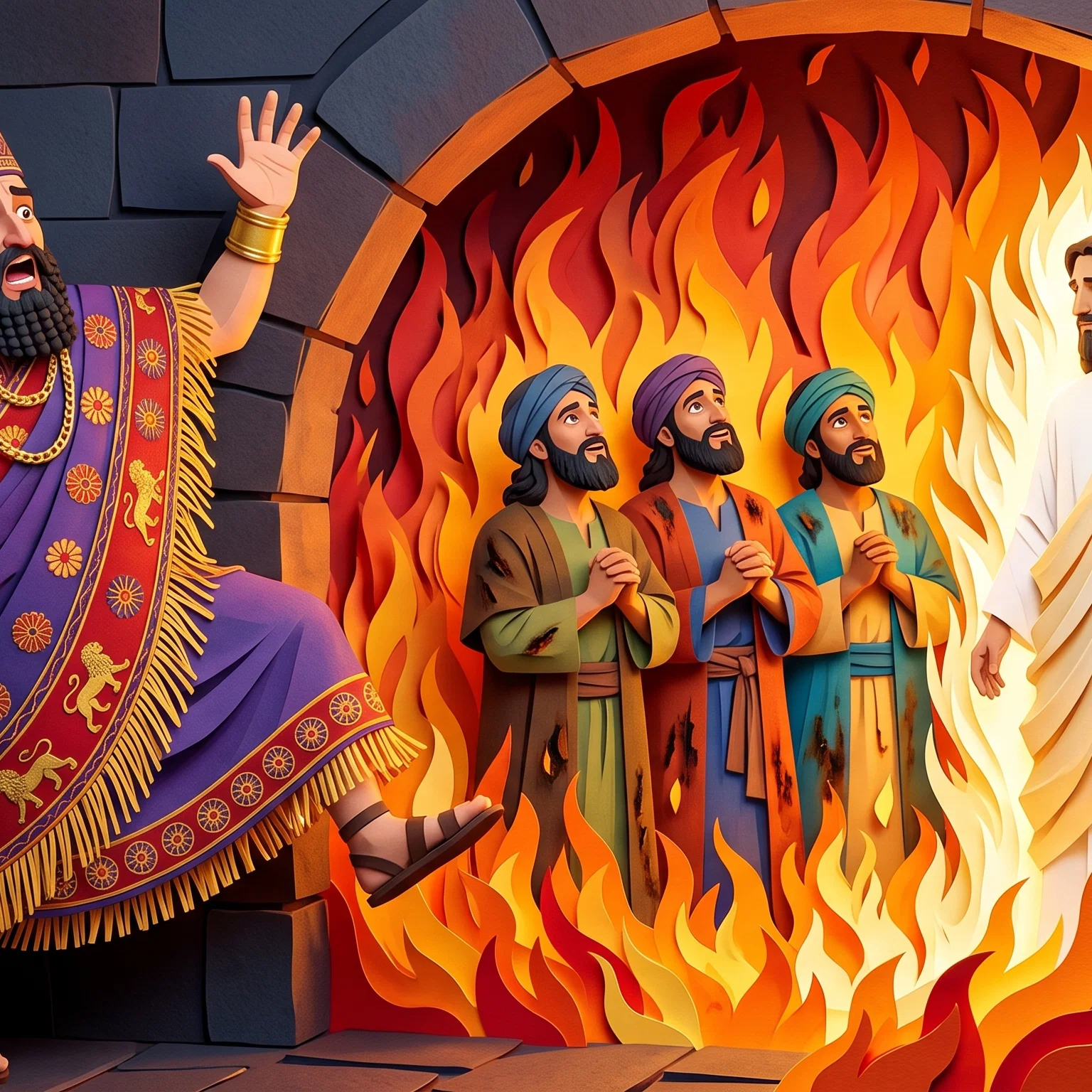 Divine Protection in the Fiery Furnace
