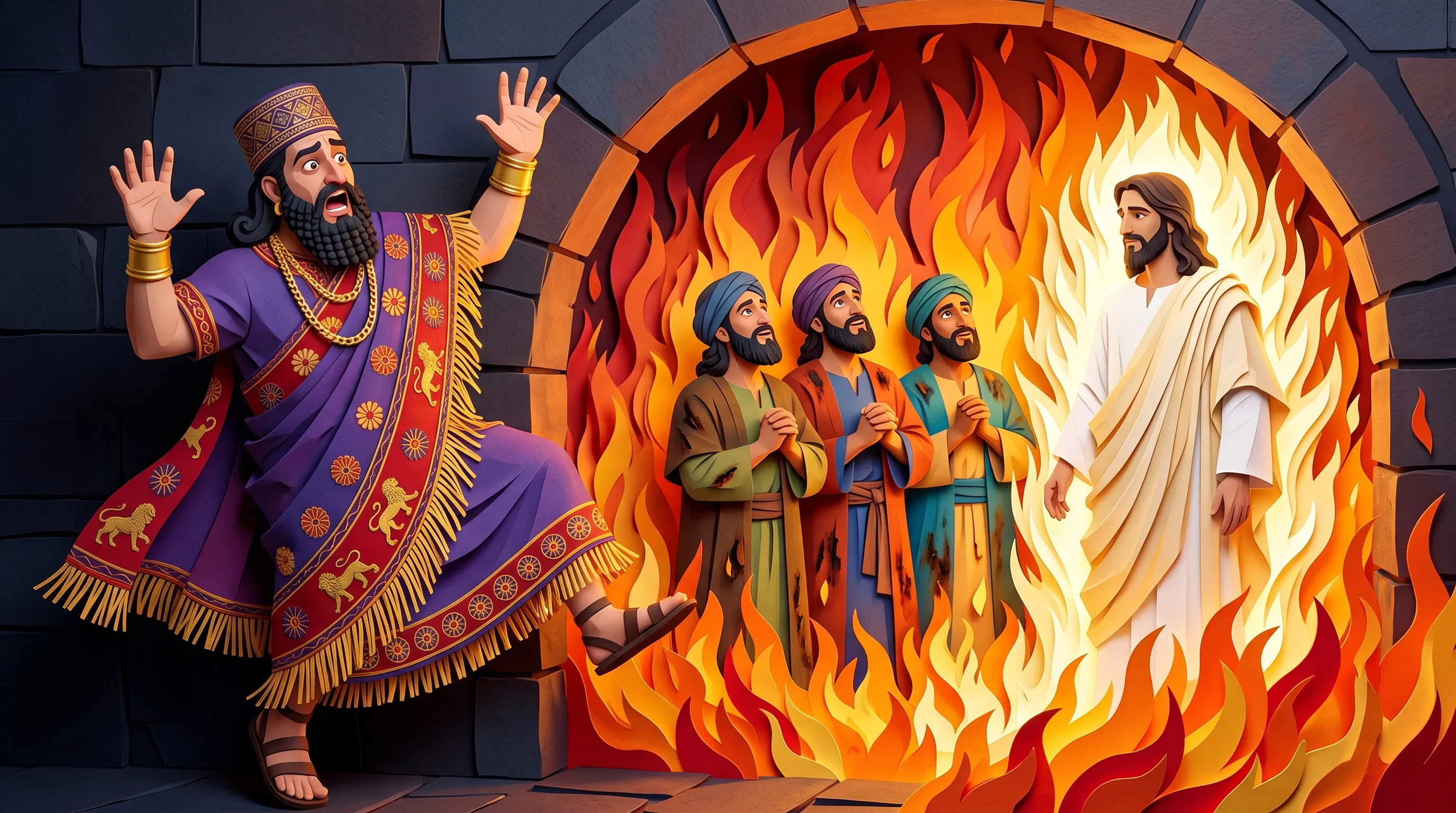 Divine Protection in the Fiery Furnace