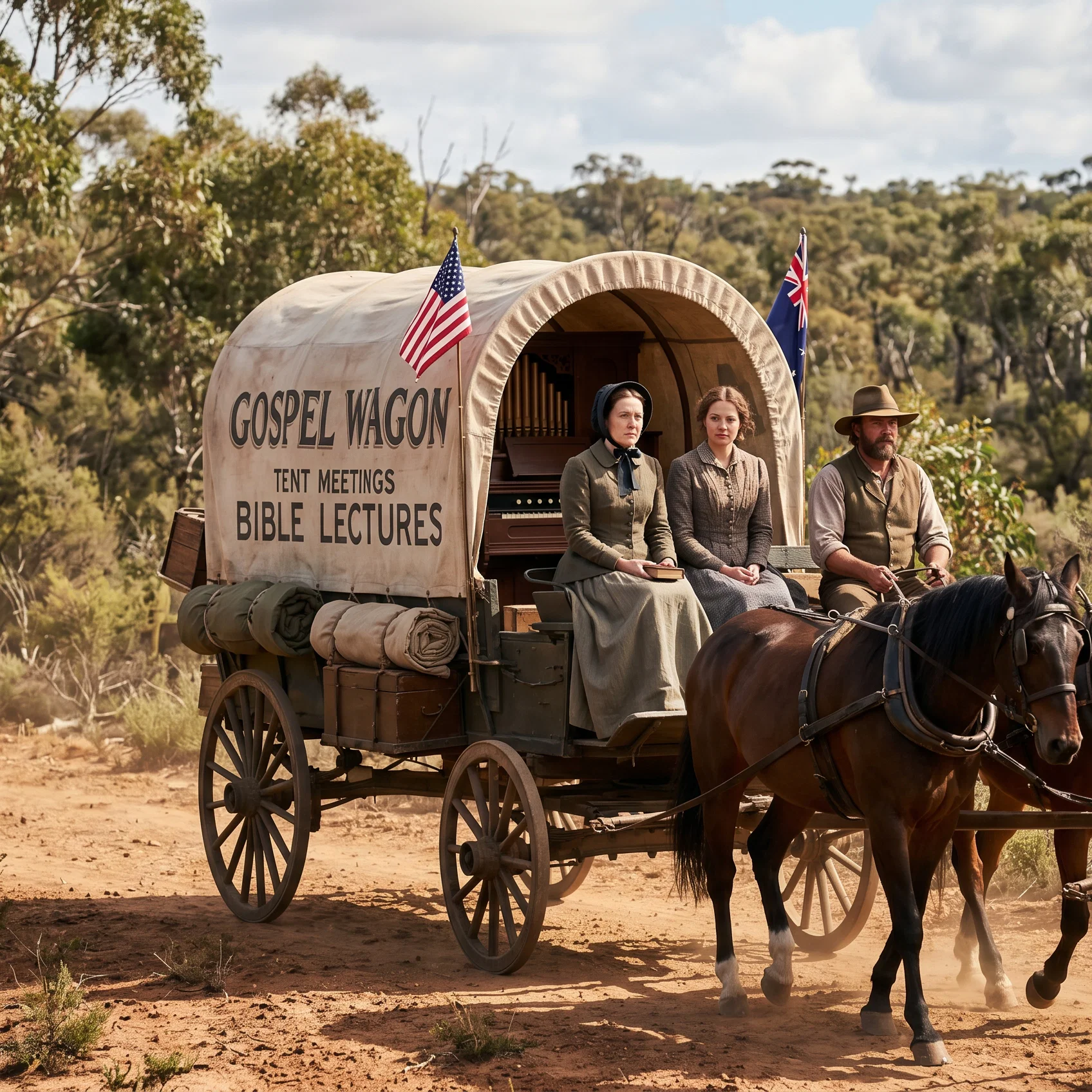 Ellen White Journeying Through Australian Wilds