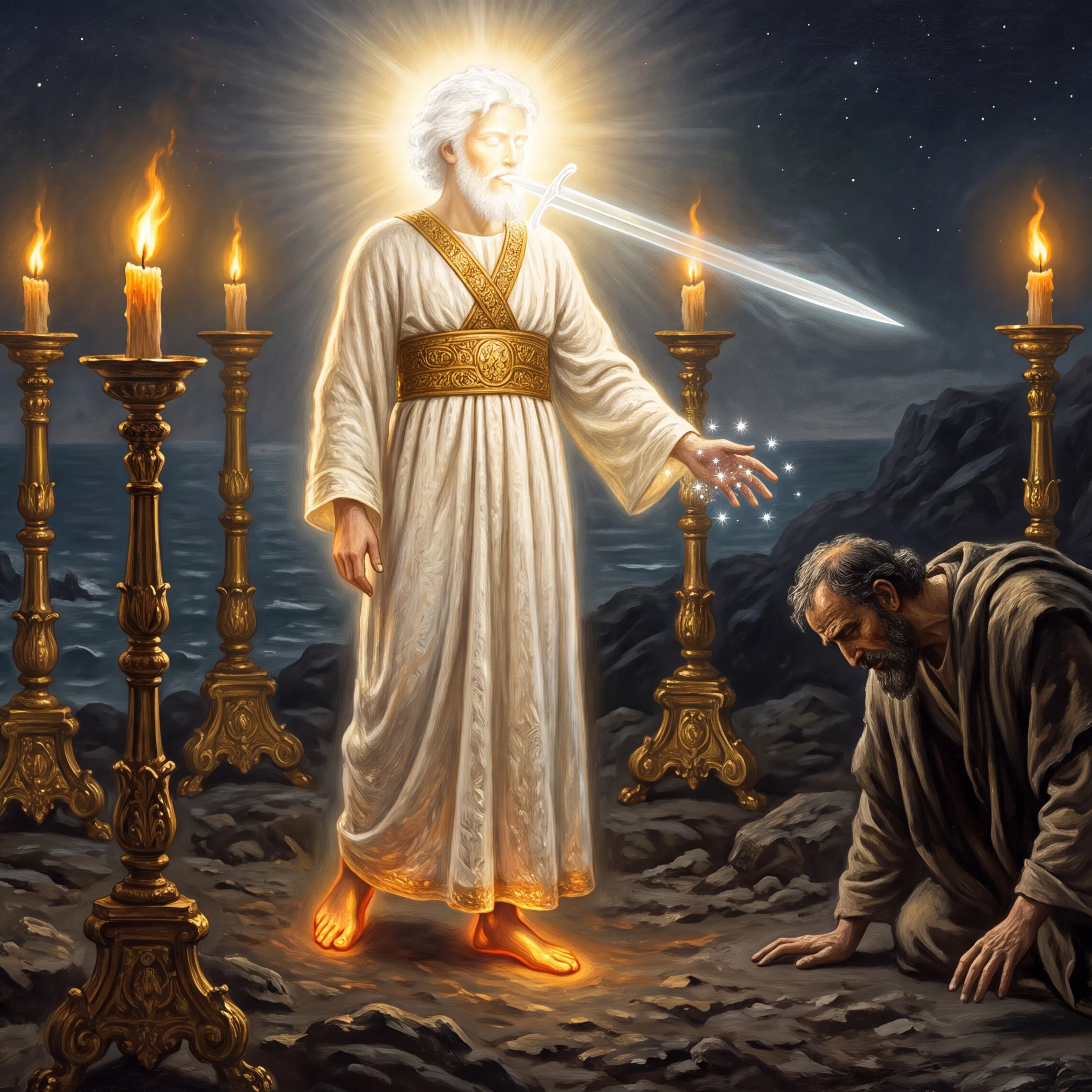 Christ Appears to John Among the Golden Lampstands