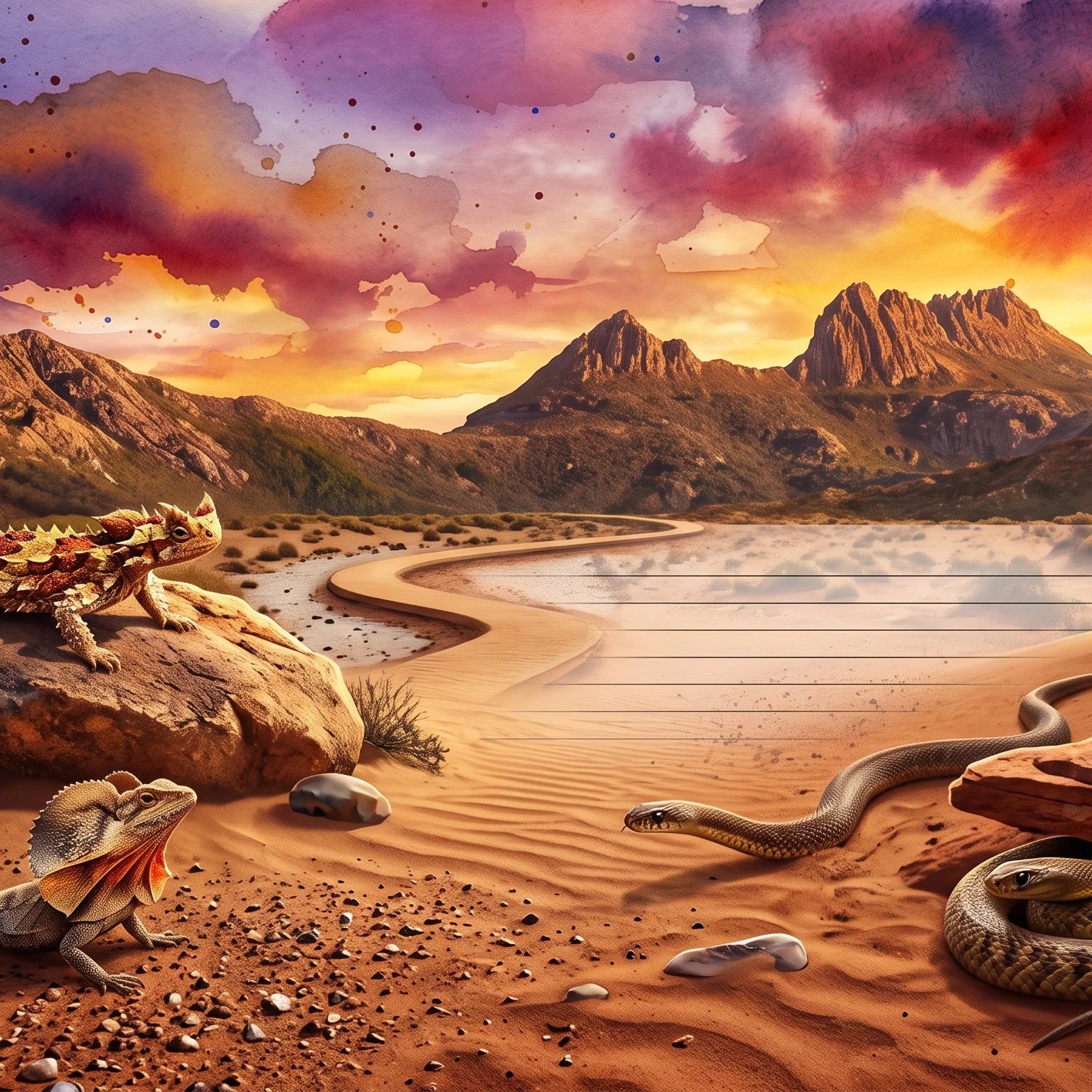 Sunlight Upon The Arid Wilderness