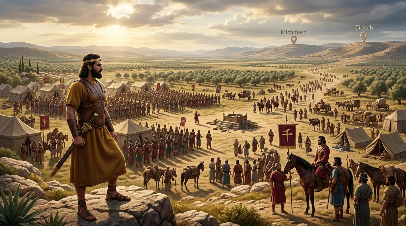 The Strategic Garrison of King Saul