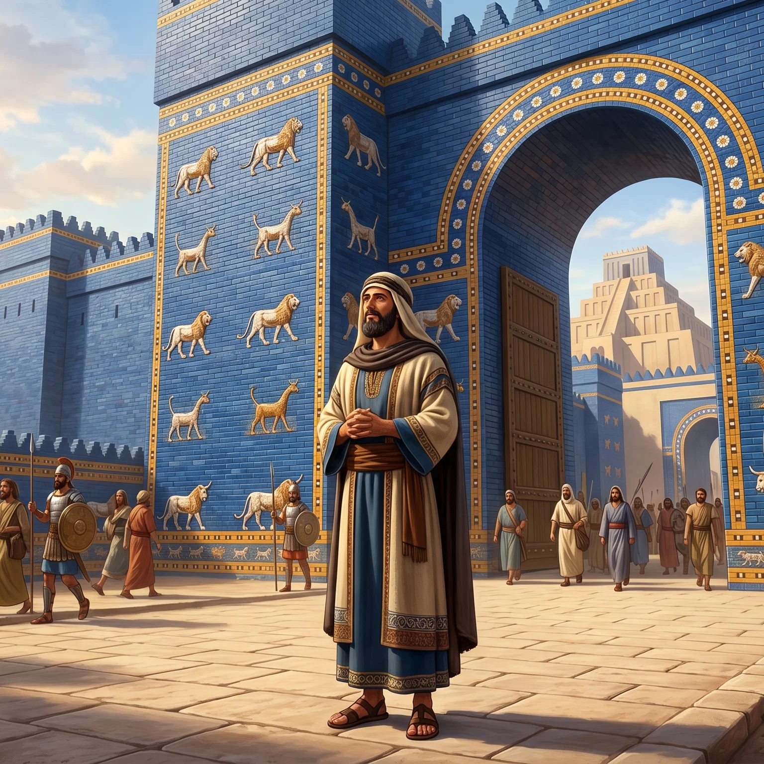 Daniel Standing Before the Ishtar Gate