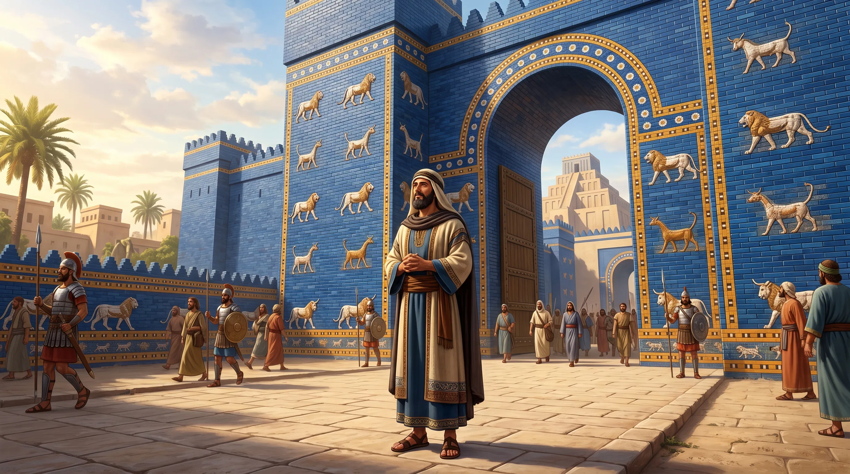 Daniel Standing Before the Ishtar Gate
