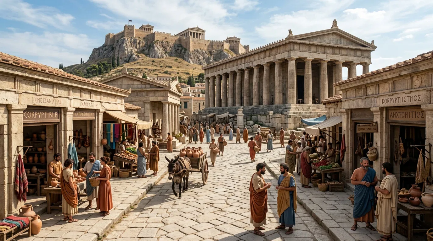Market Street in Ancient Corinth