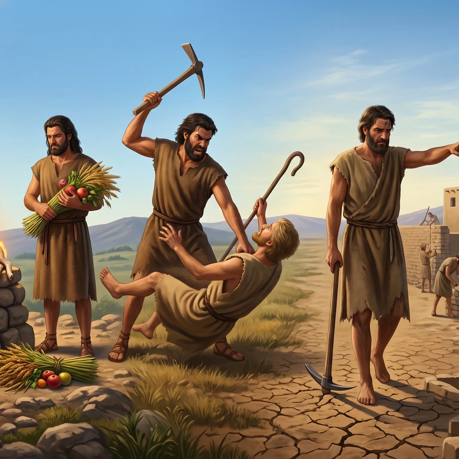 The First Shadows of Human Conflict