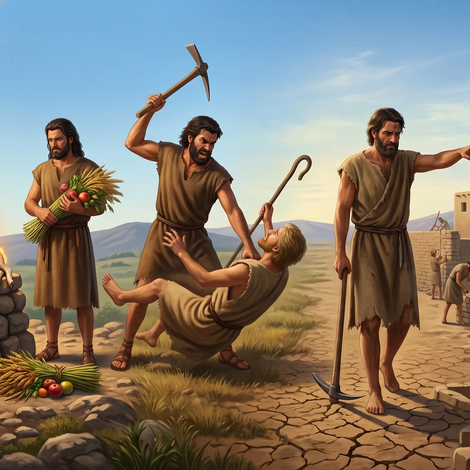 The First Shadows of Human Conflict