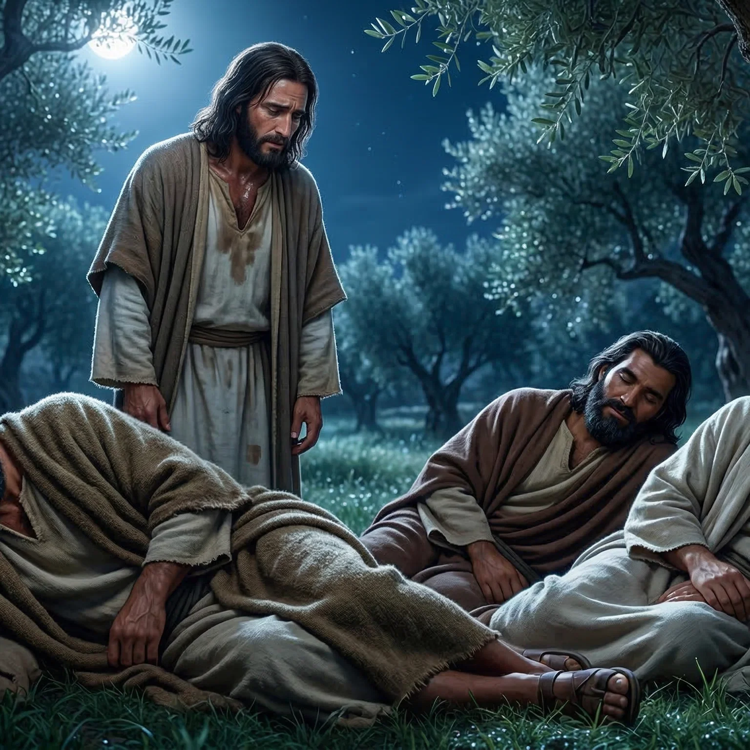 Gethsemane: The Sleeping Disciples