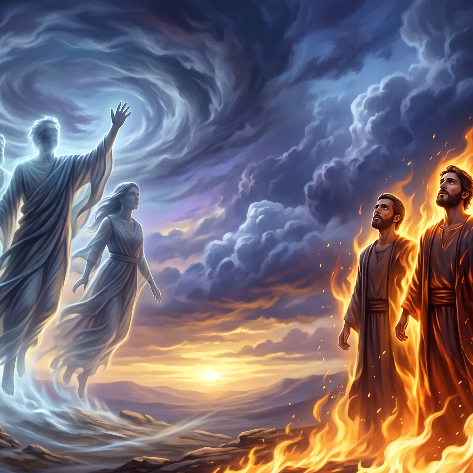 Divine Winds and Flaming Ministers