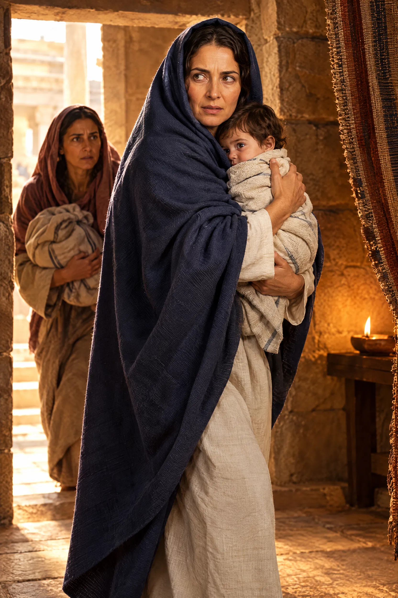 Jehoshabeath Hides the Infant Joash