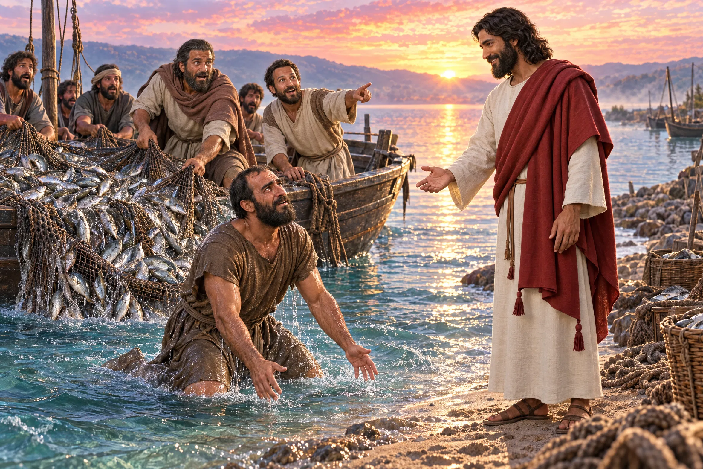 The Miraculous Catch at Dawn