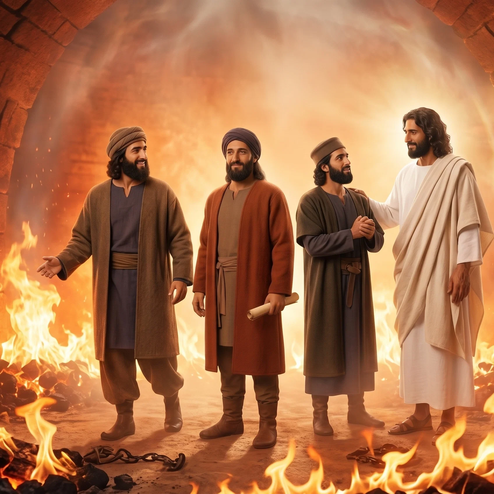 Divine Protection Within the Blazing Furnace