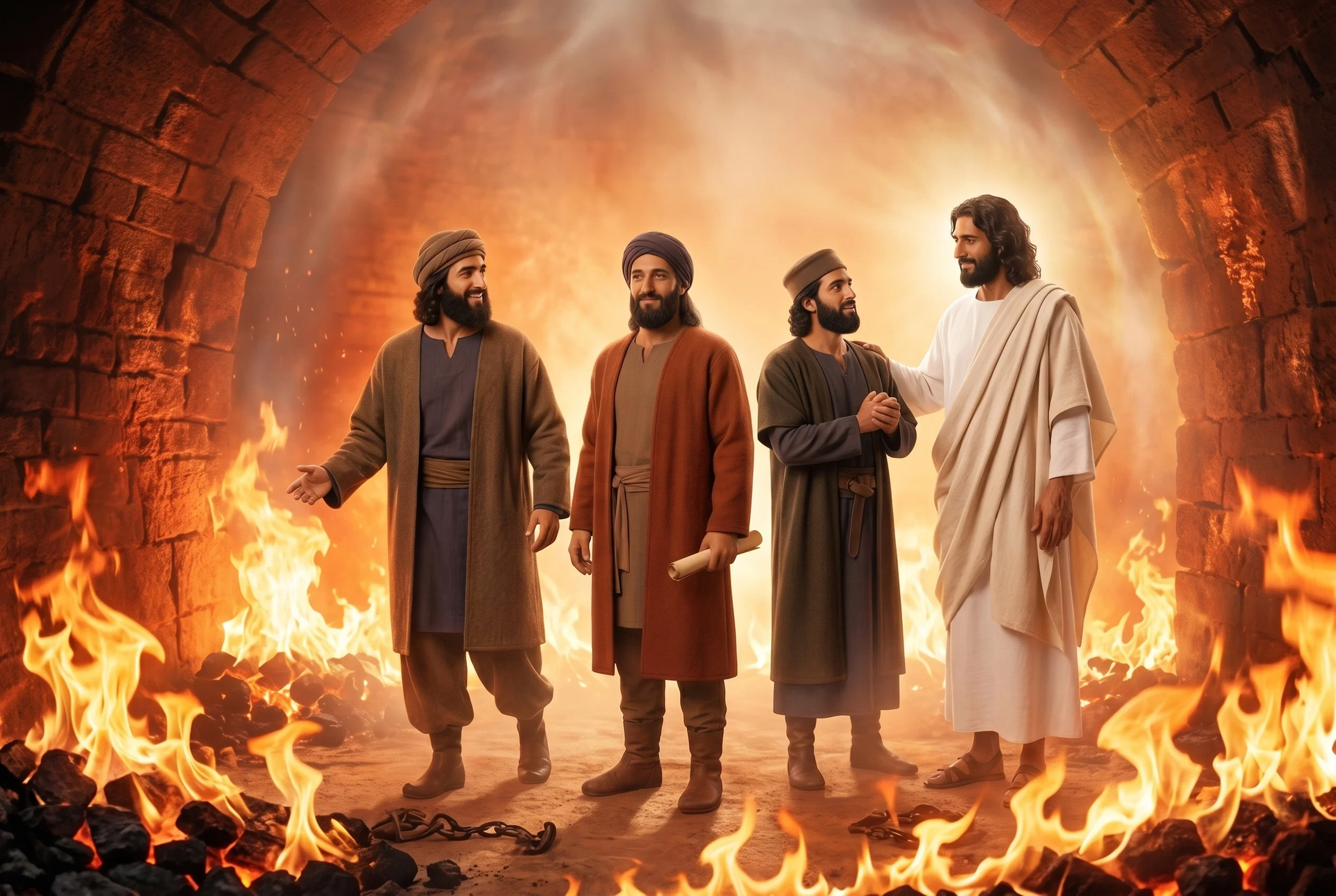 Divine Protection Within the Blazing Furnace