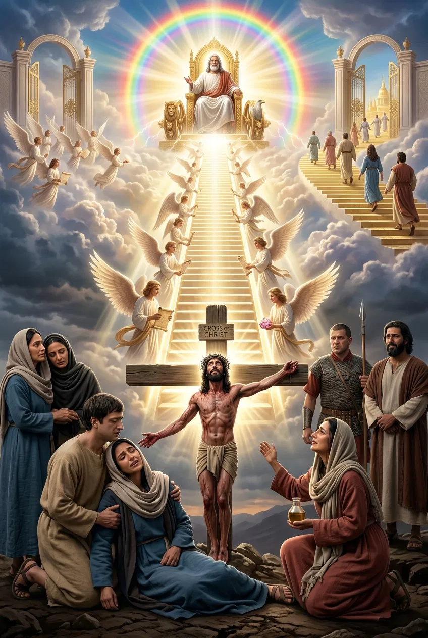 The Cross of Christ Bridging Earth to Heaven