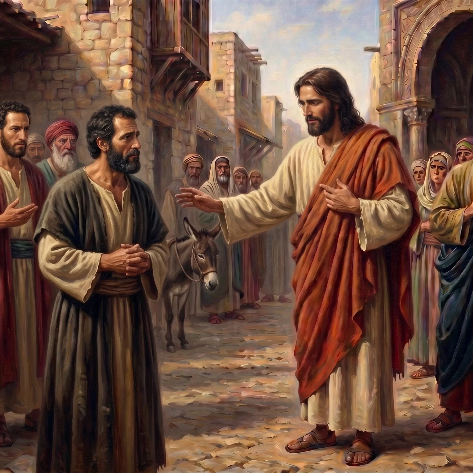 Jesus Teaching the Twelve Apostles