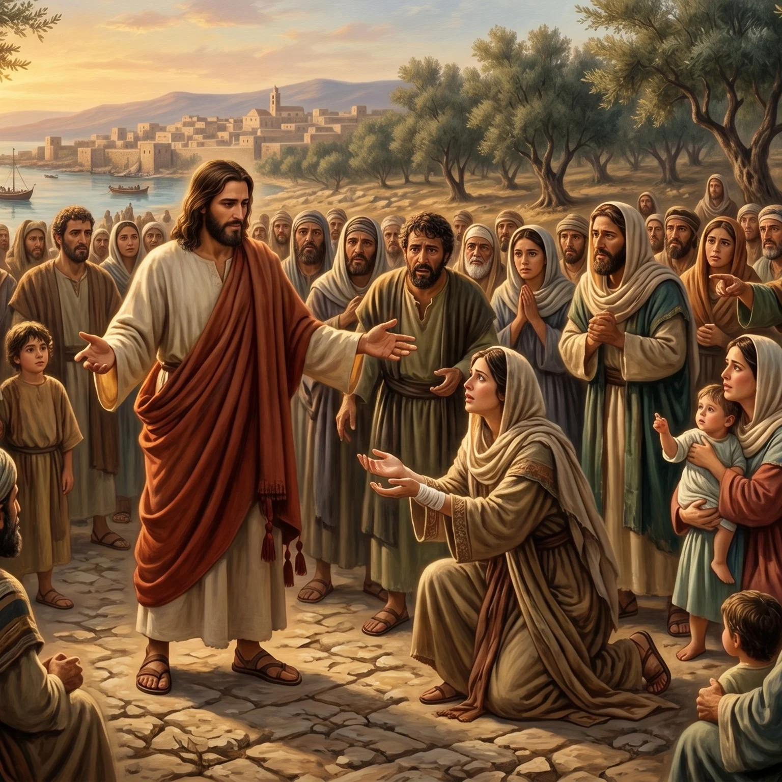 Christ Teaching the People
