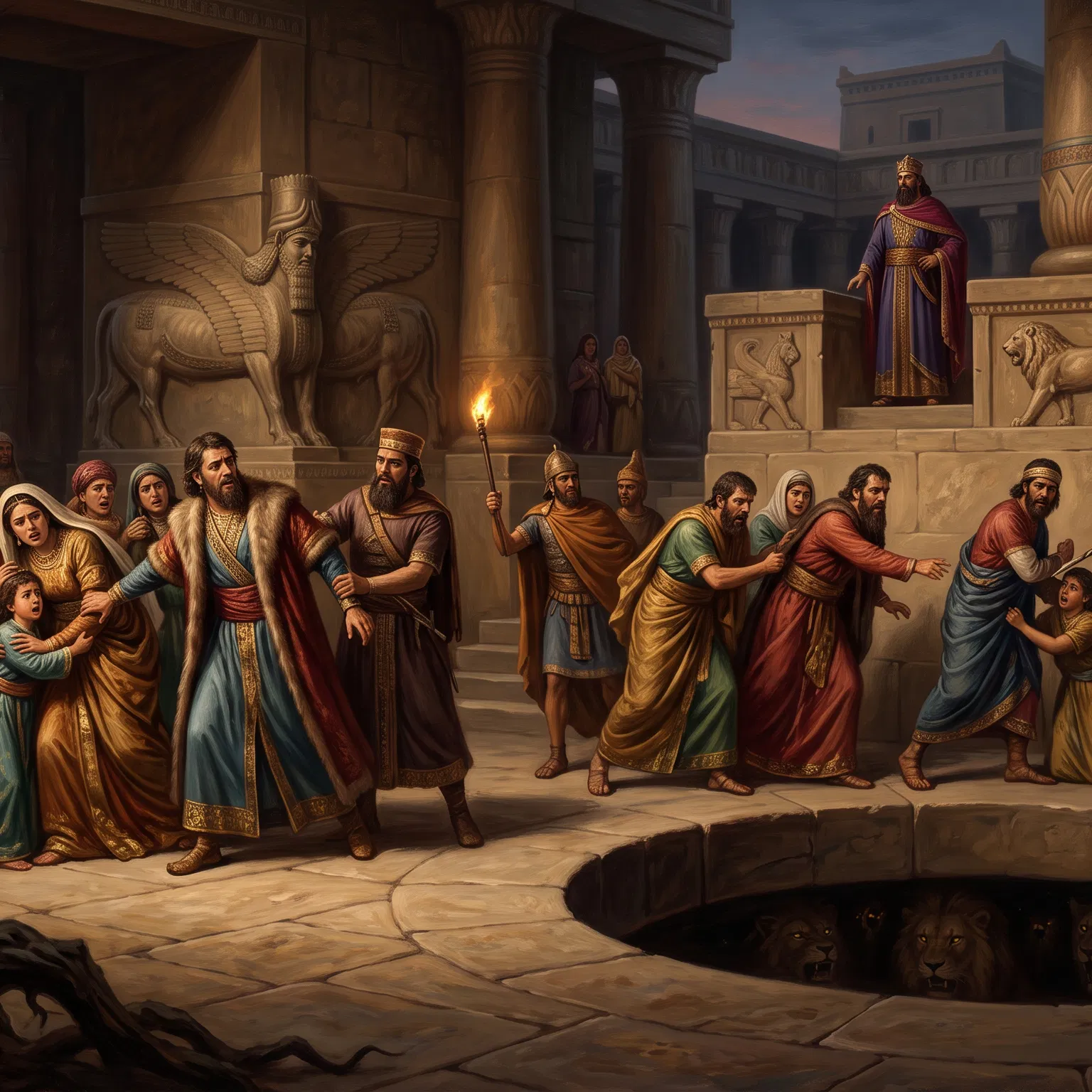 Daniel's Accusers Cast Toward the Lions' Den