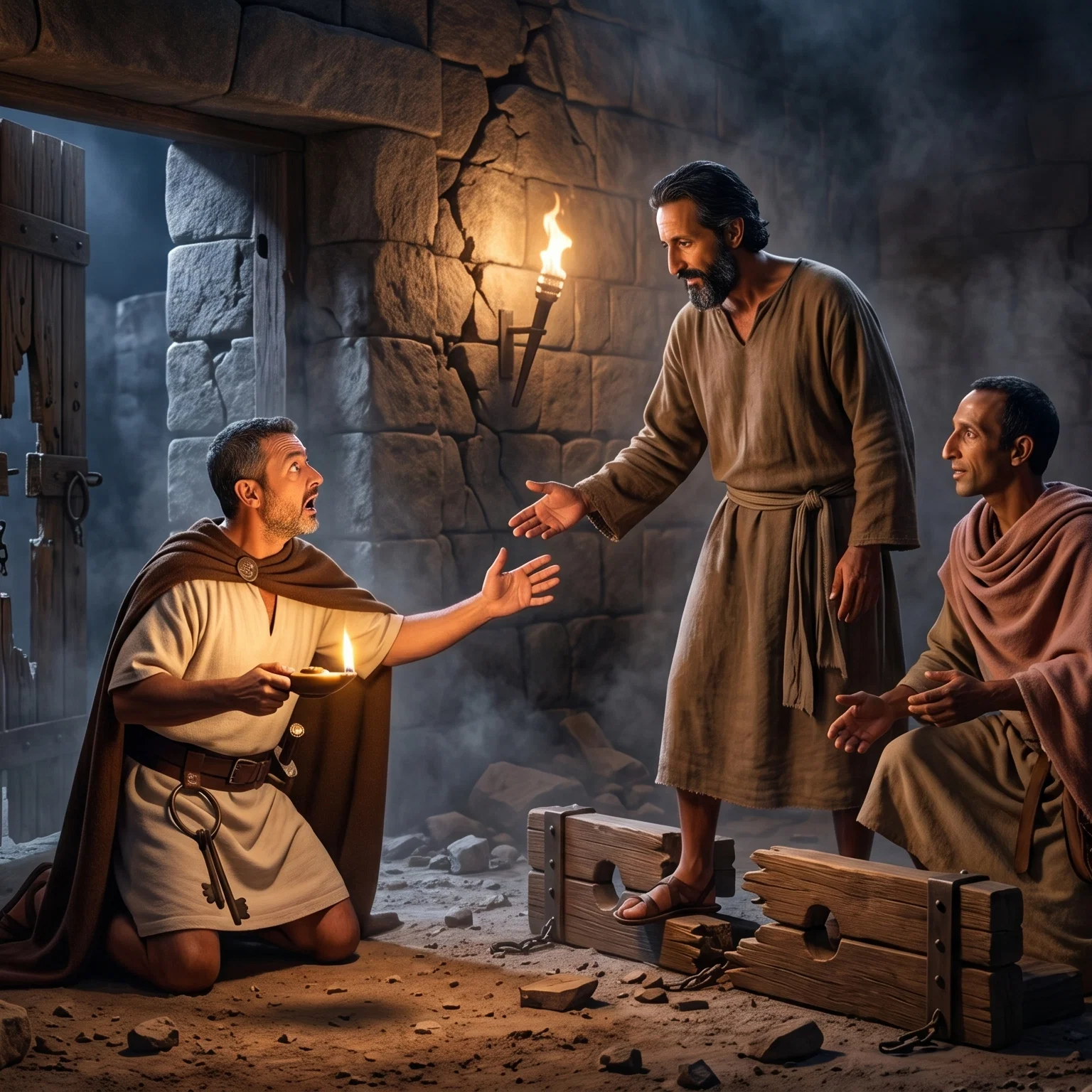 Midnight Deliverance in the Philippian Prison