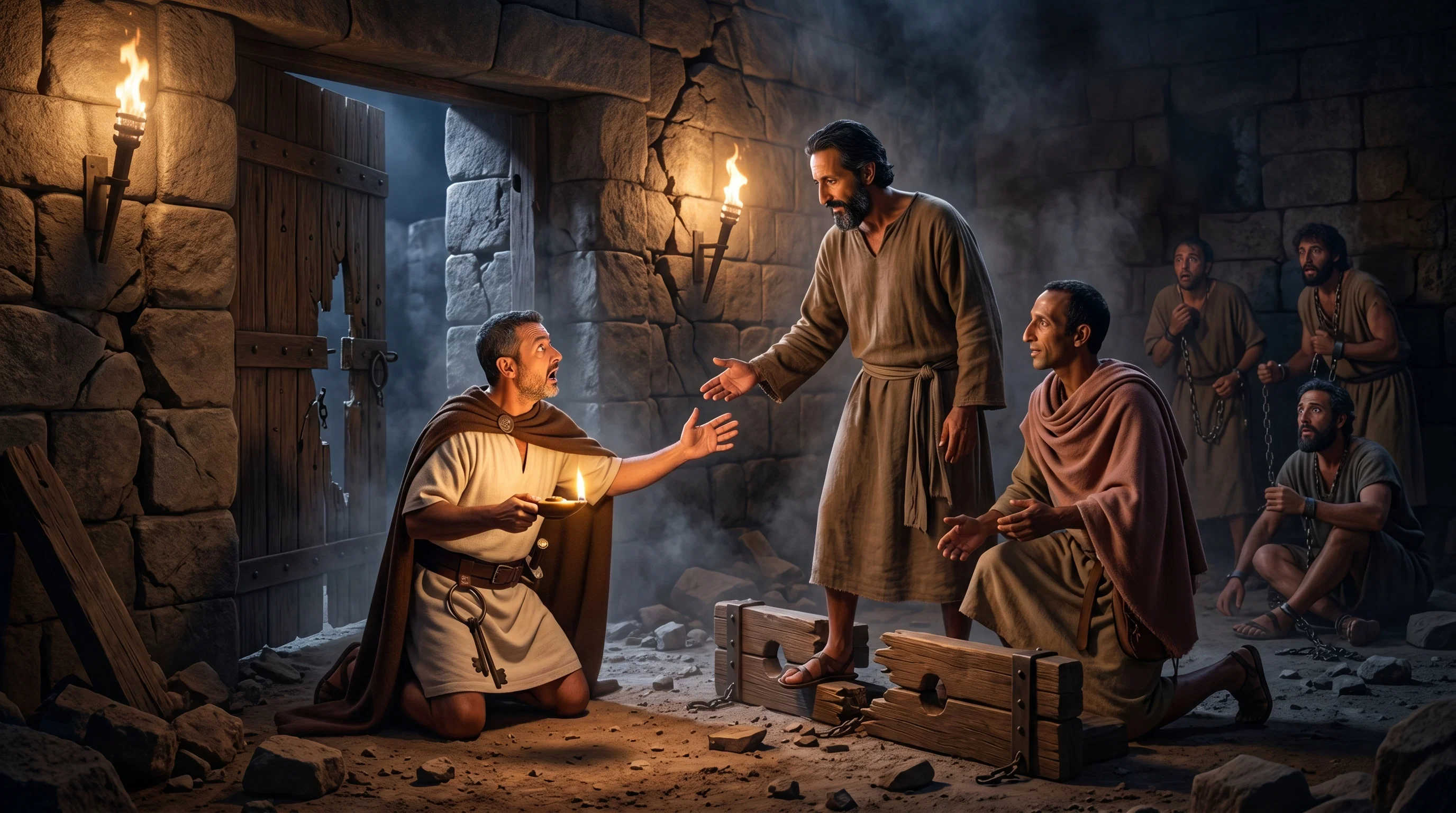 Midnight Deliverance in the Philippian Prison
