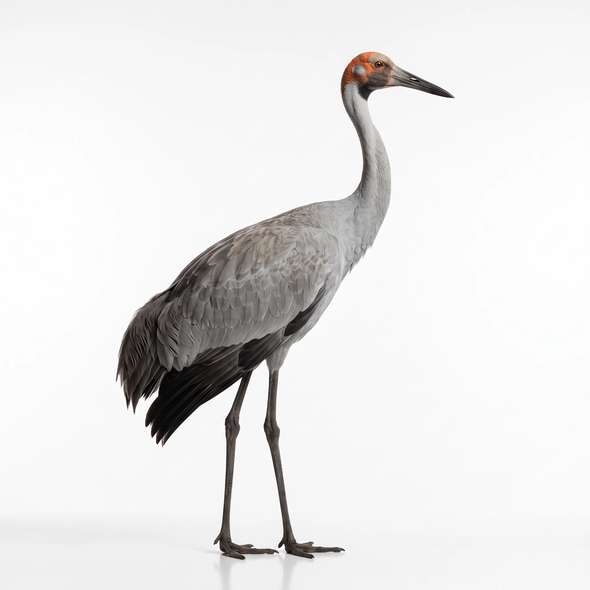 Graceful Silhouette of the Australian Brolga