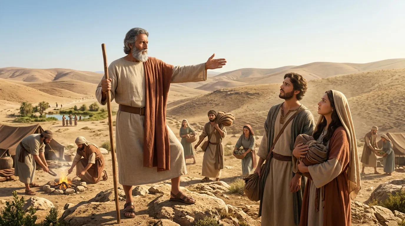 Abraham Instructs His Household in the Desert