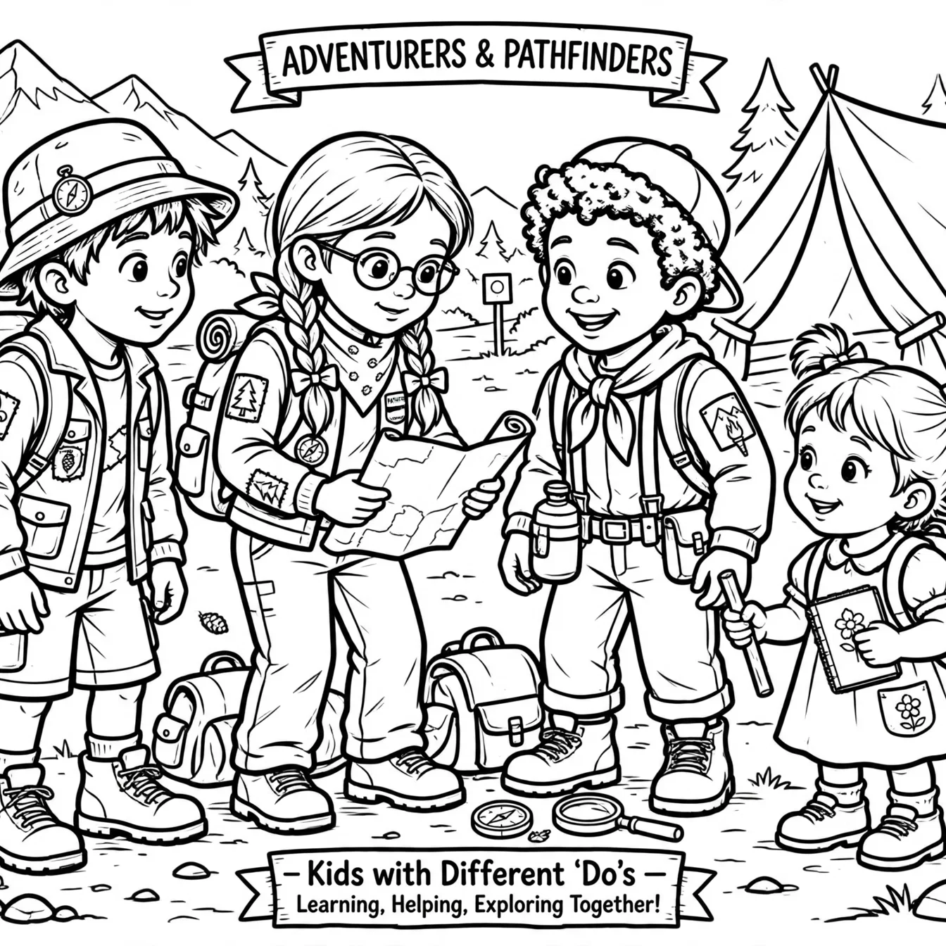 Little Pilgrims on a Divine Journey