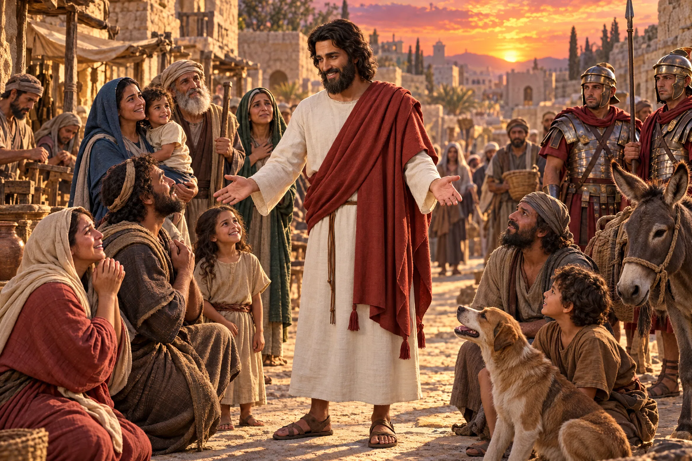 Grace Amidst the Golden Evening Glow