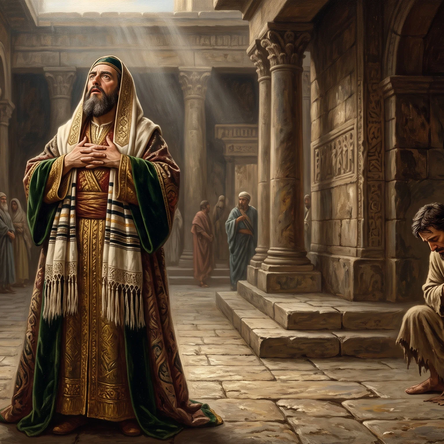 The Pharisee Standing in Prayer