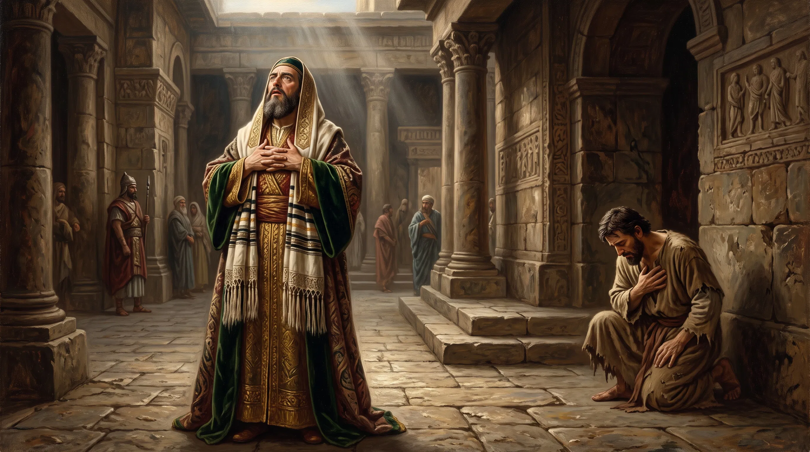 The Pharisee Standing in Prayer