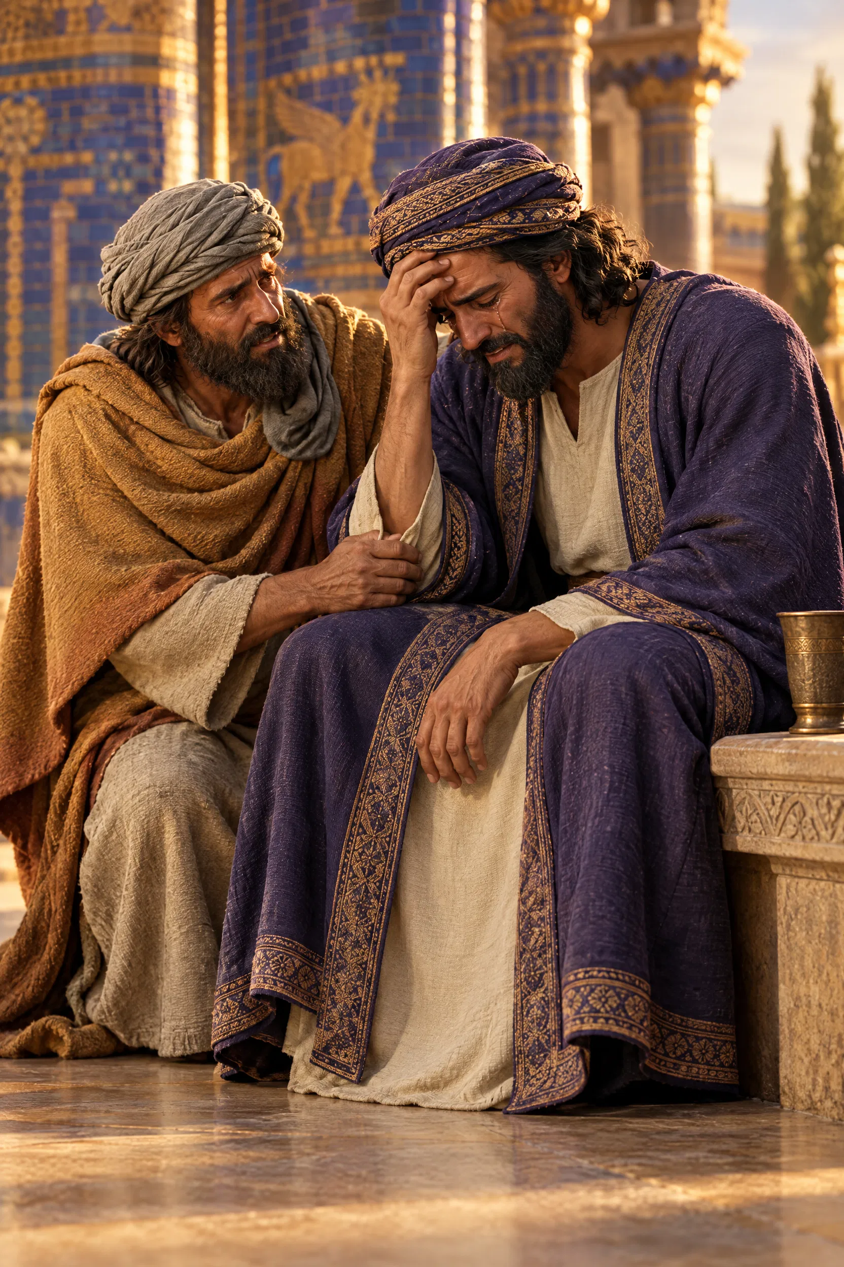 Nehemiah Weeps at News of Jerusalem's Wall