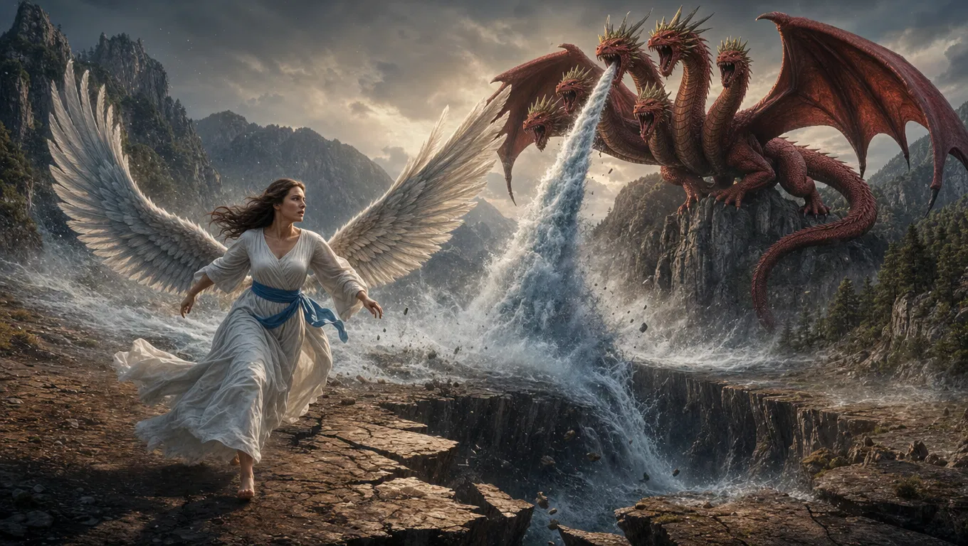 Flight From The Serpent's Torrent