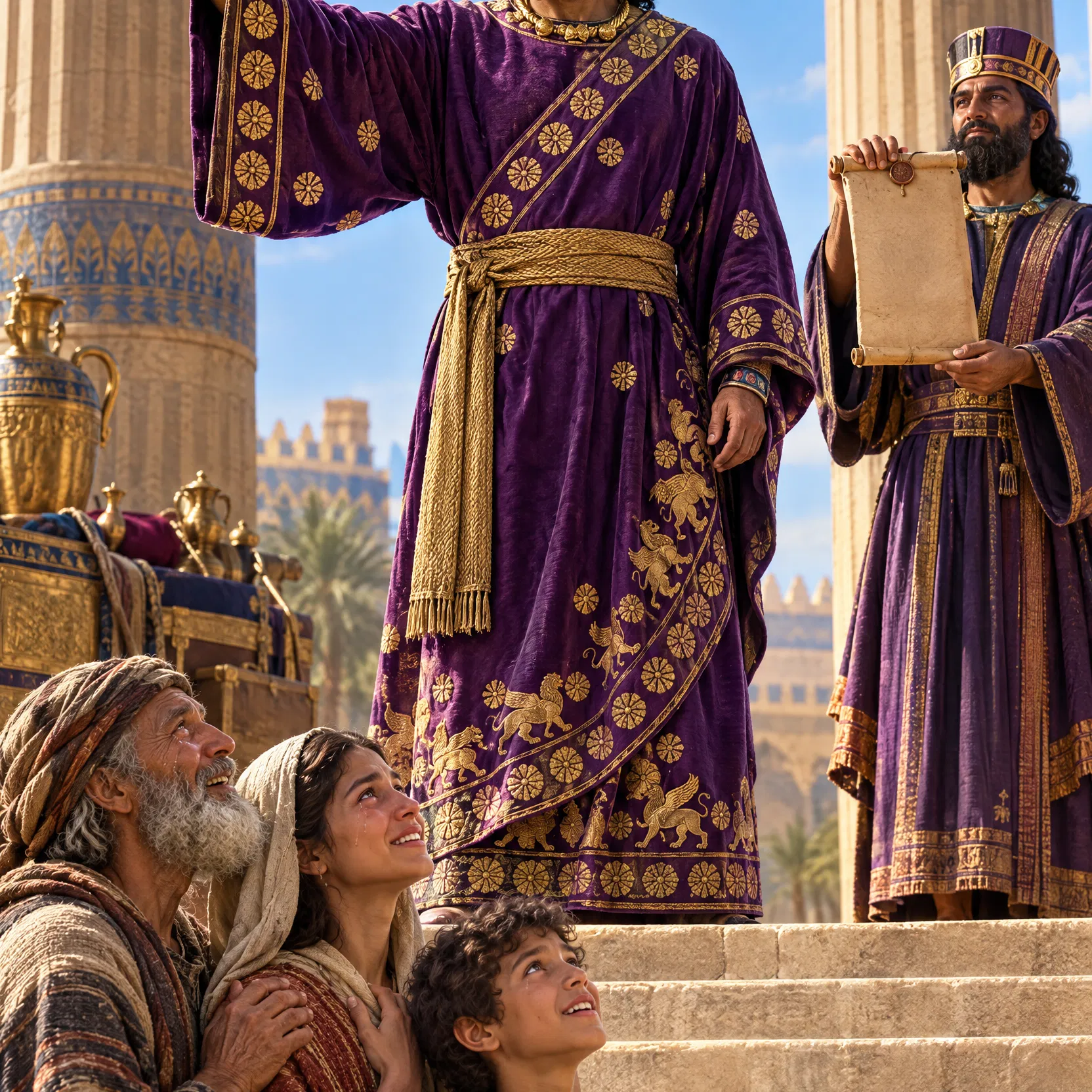 Cyrus Proclaims That the Exiles May Return