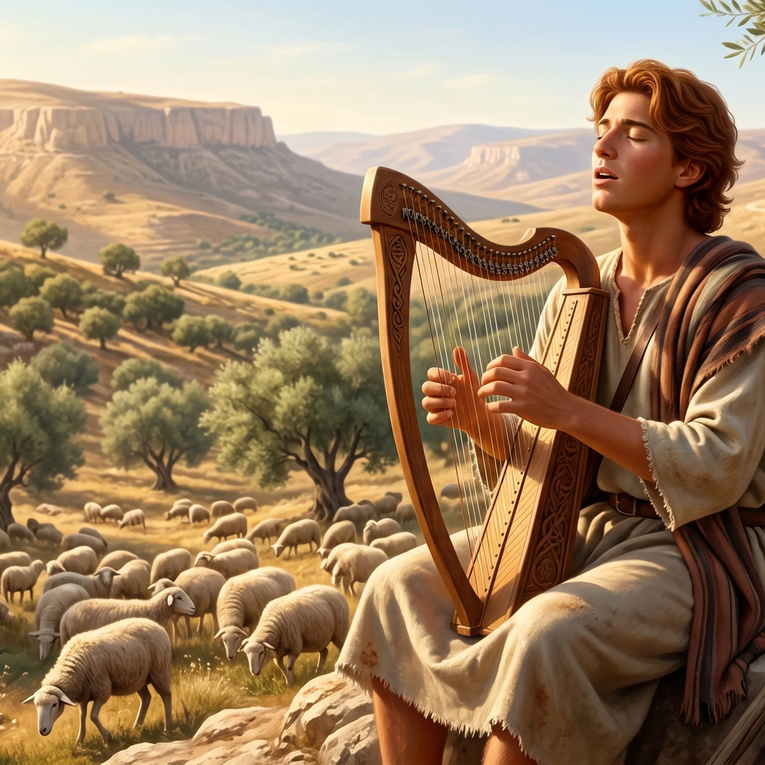 The Shepherd King Among His Flocks