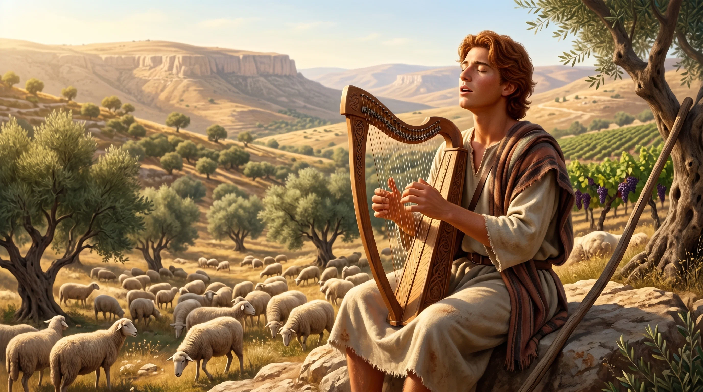 The Shepherd King Among His Flocks