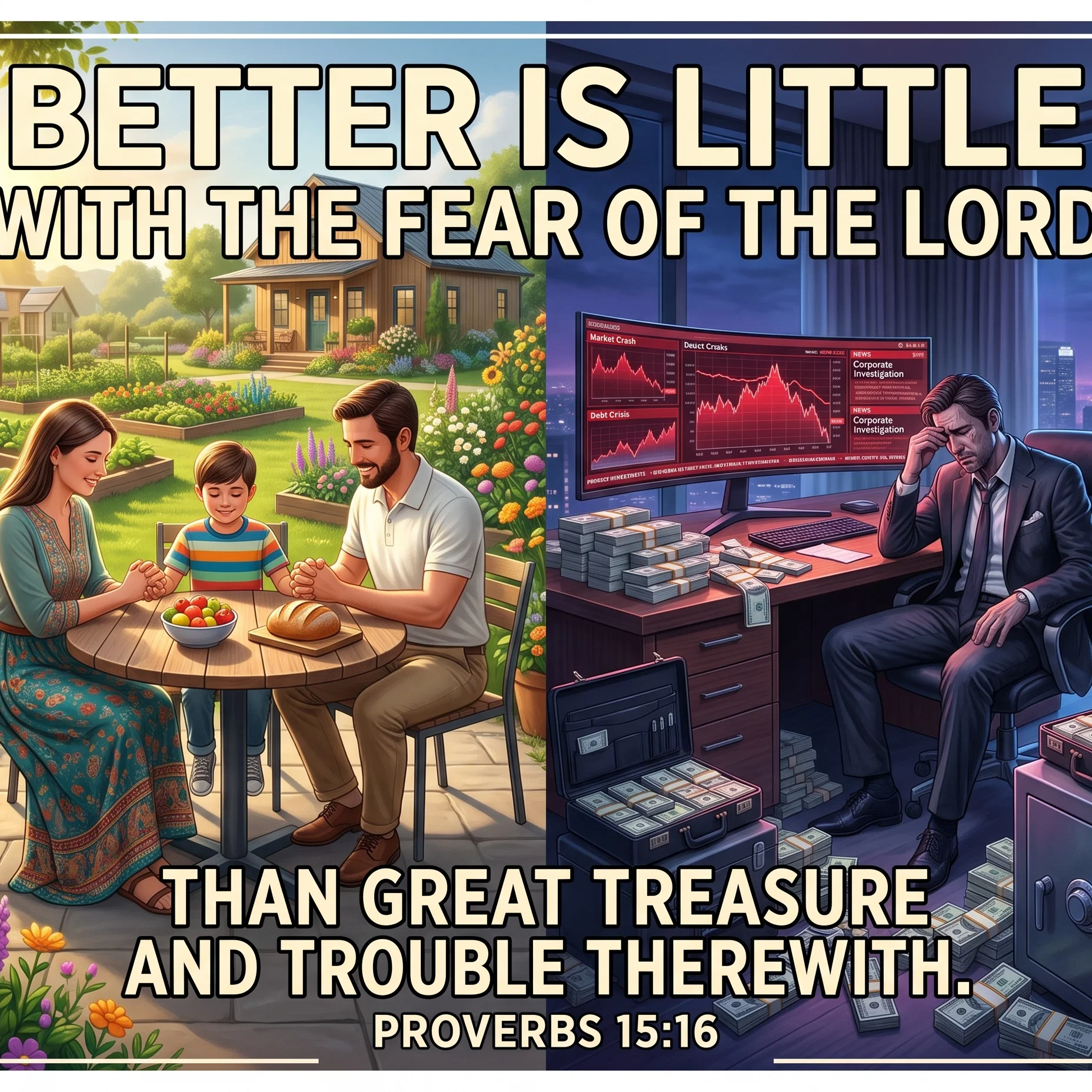Gratitude For Little vs Despair With Much