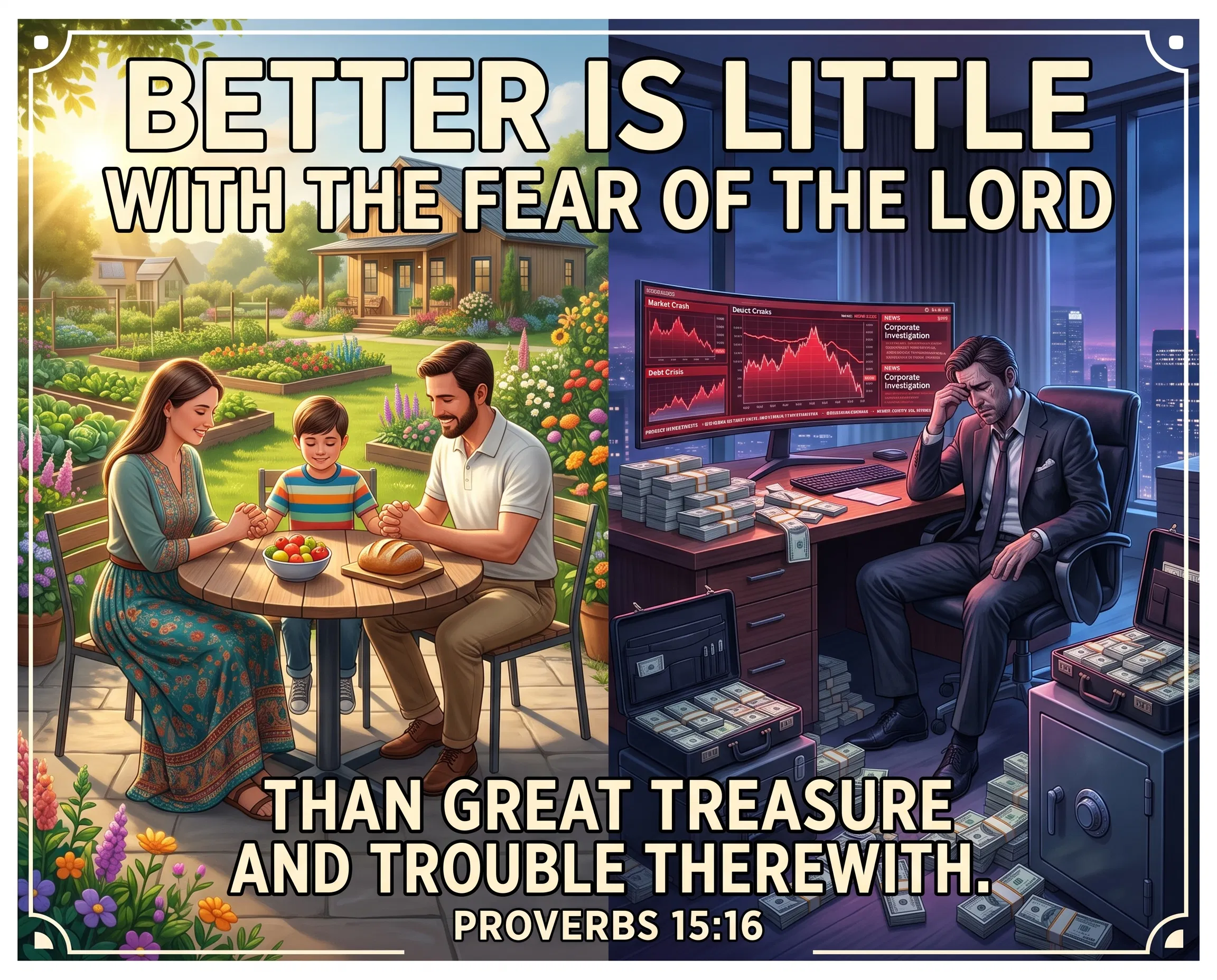 Gratitude For Little vs Despair With Much
