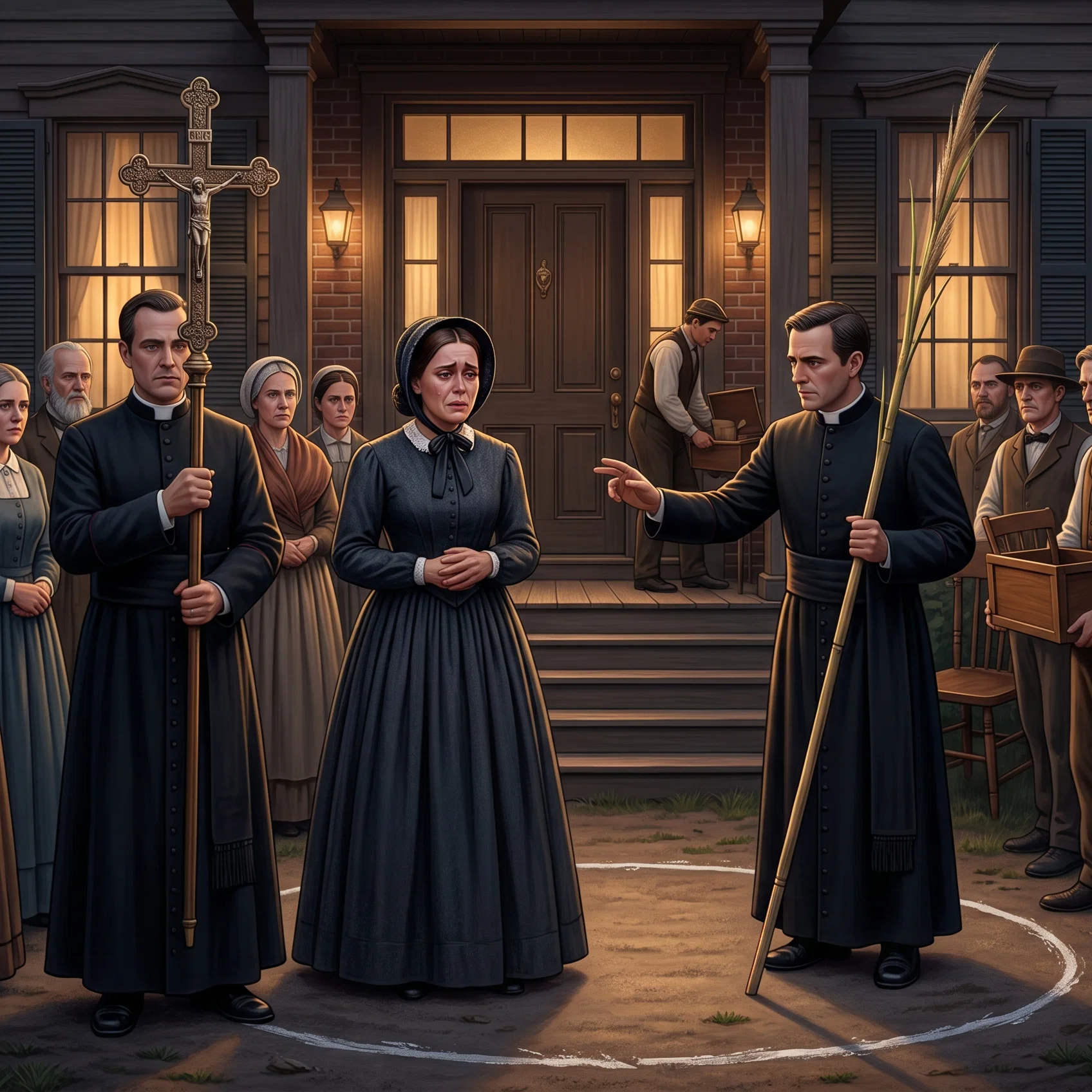 The Vision of the Catholic Procession in the Night