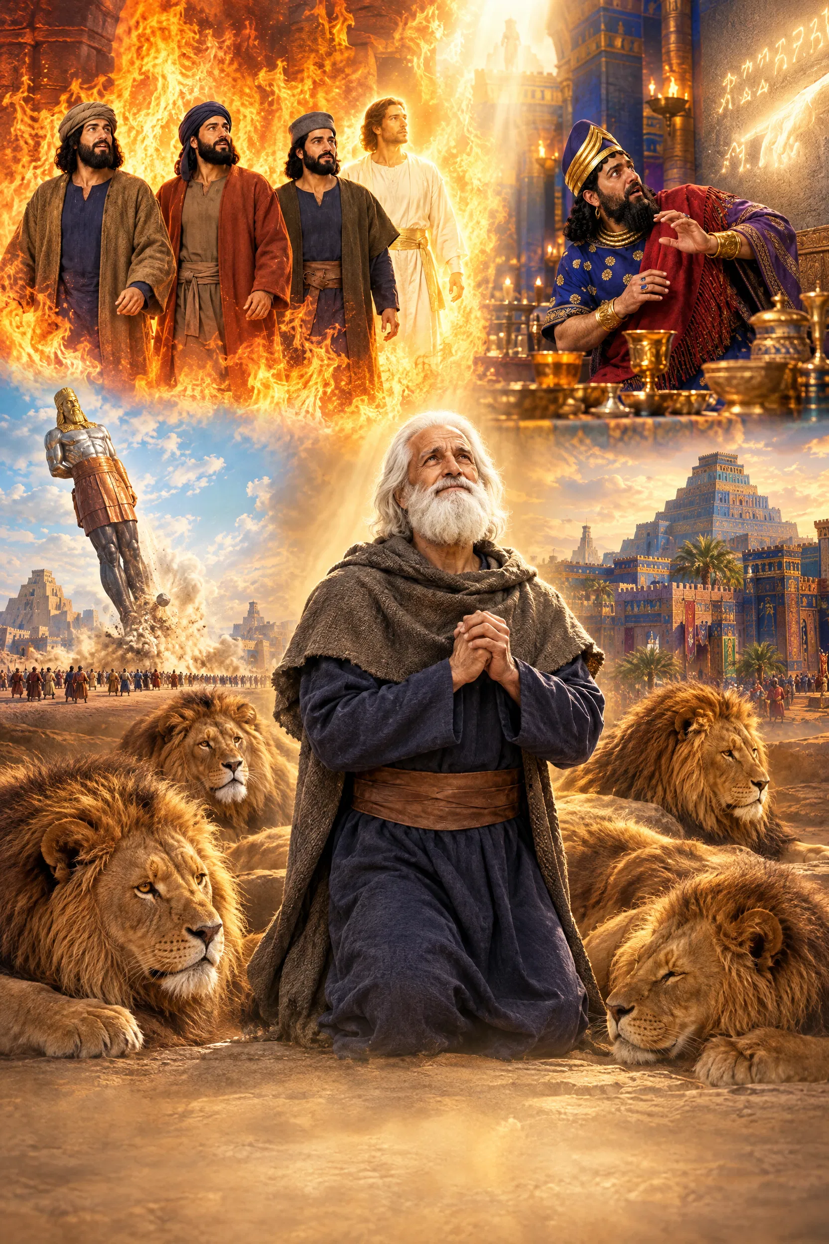 Daniel Prays in the Lions' Den