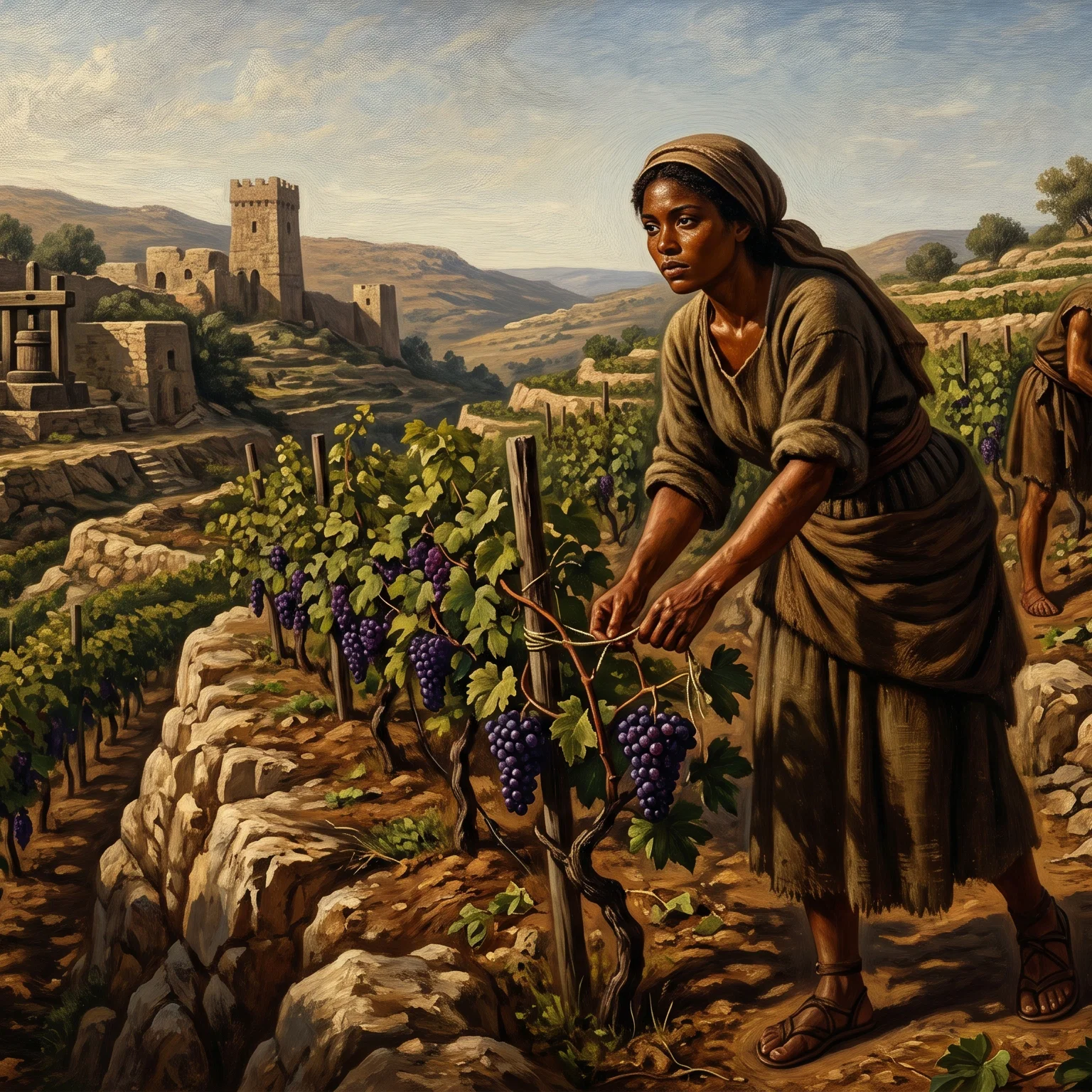 Sunlight Upon the Keeper of Vineyards