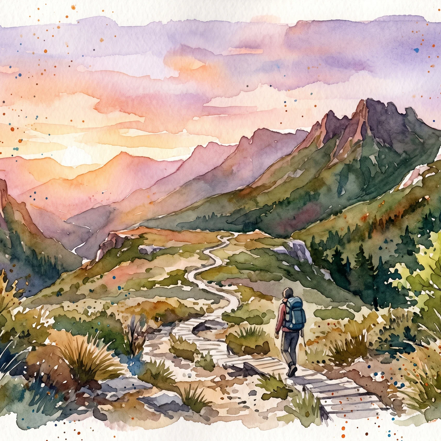 Divine Light Over Ancient Wilderness