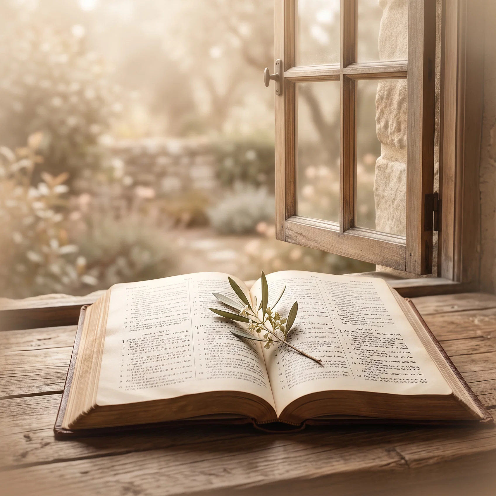 Morning Devotion in Soft Light