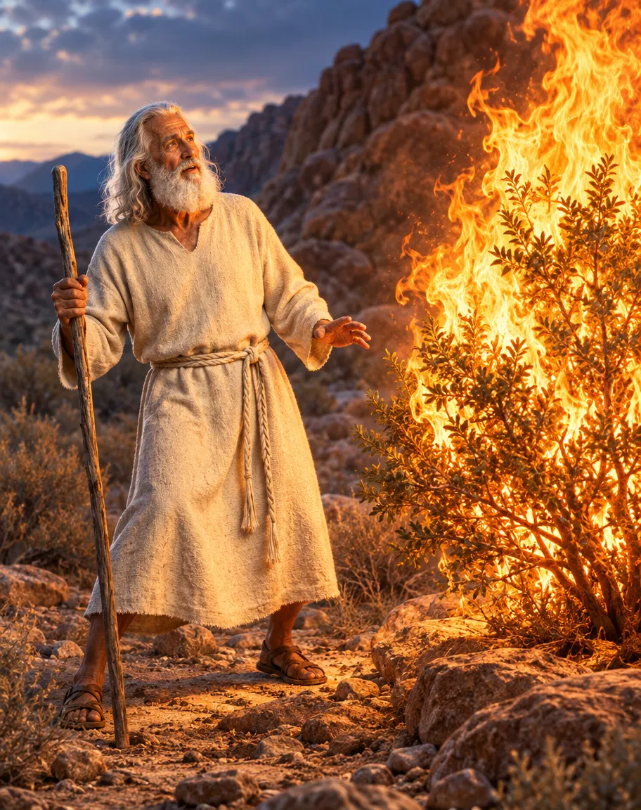 Moses Before the Burning Bush