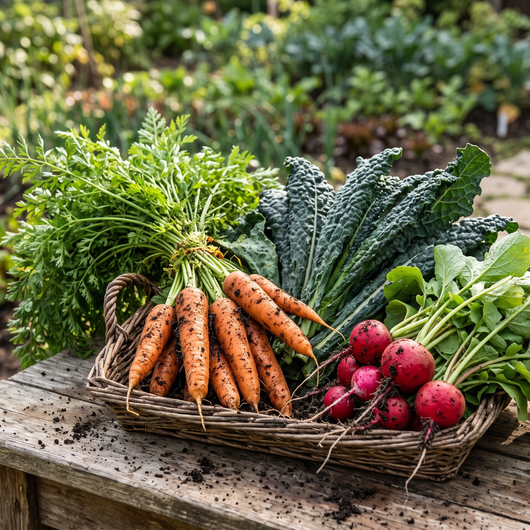 Abundant Harvest From The Garden Earth