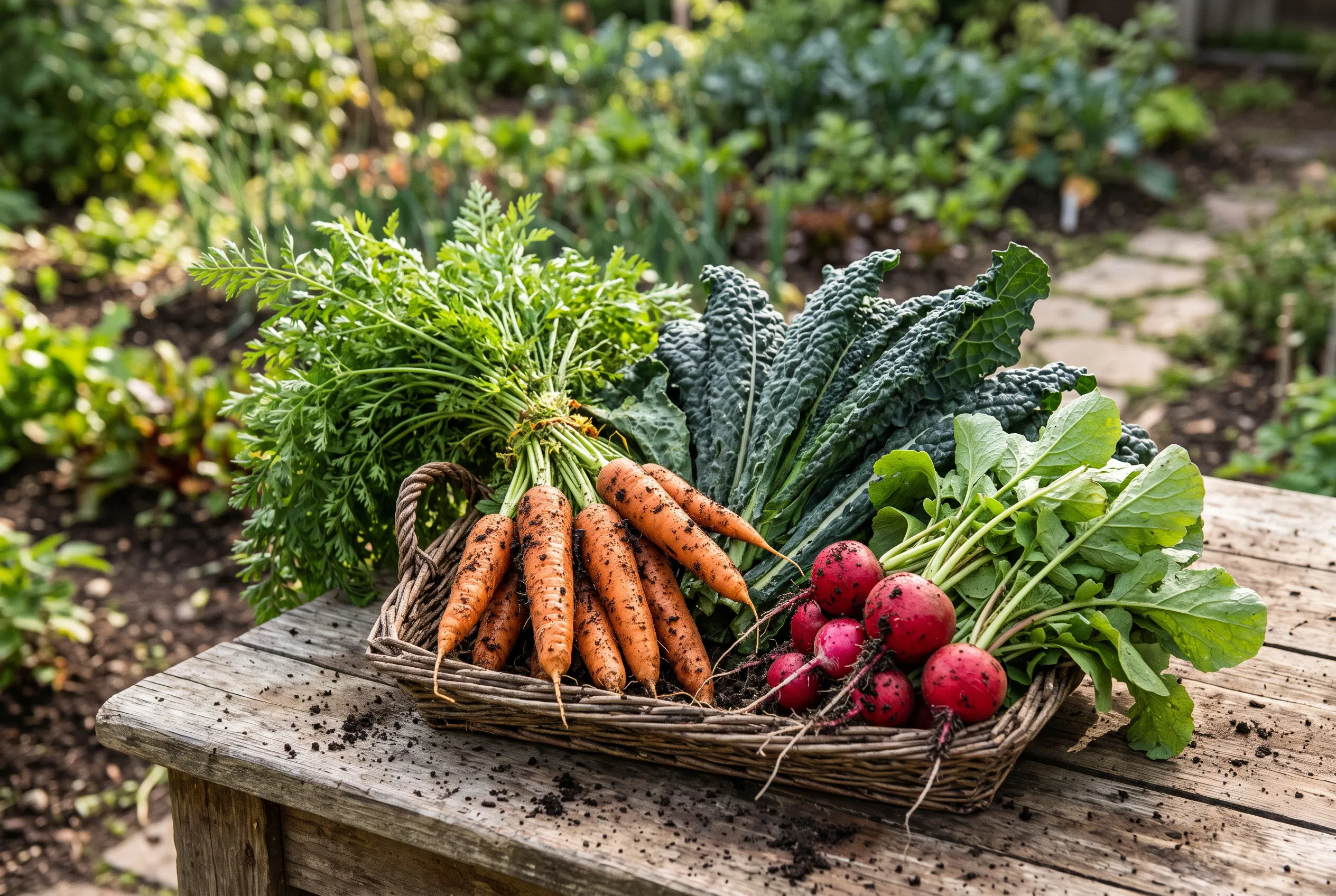 Abundant Harvest From The Garden Earth