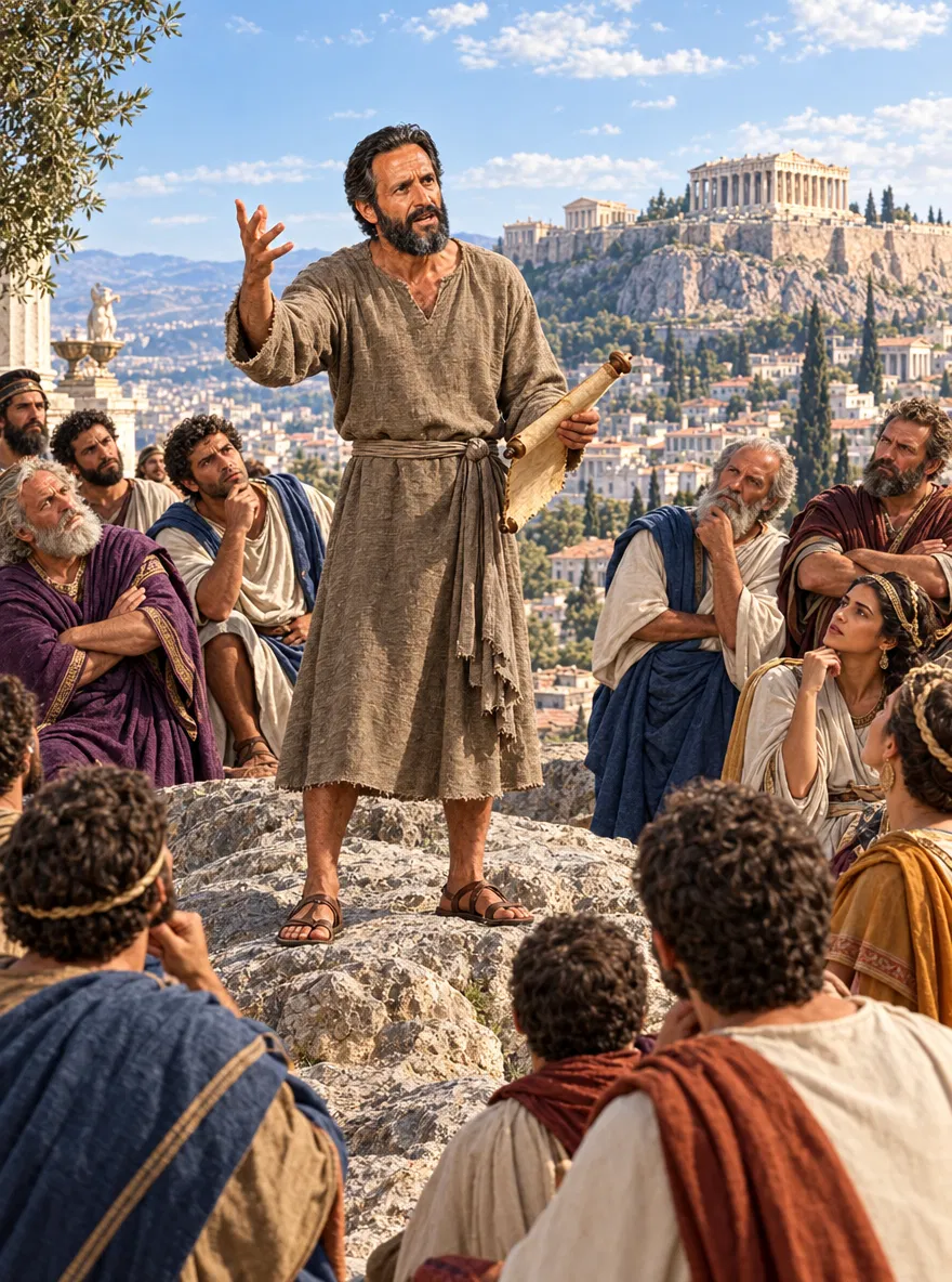 Paul Preaching to the Athenians on Mars Hill
