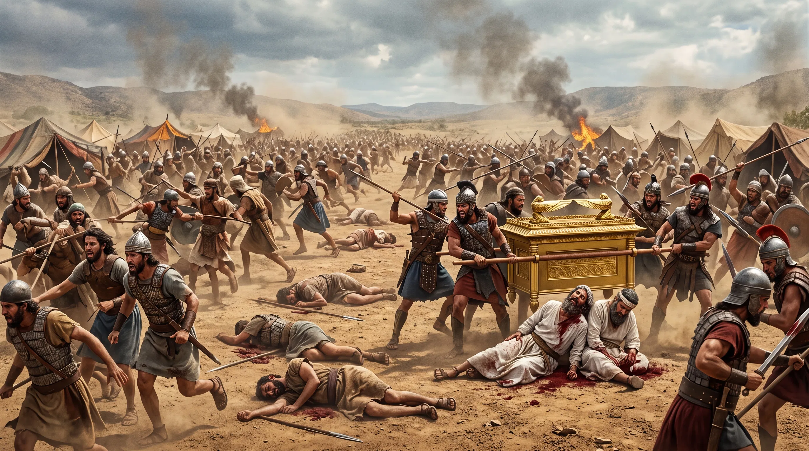 Battle Where the Ark Is Taken and Eli's Sons Fall