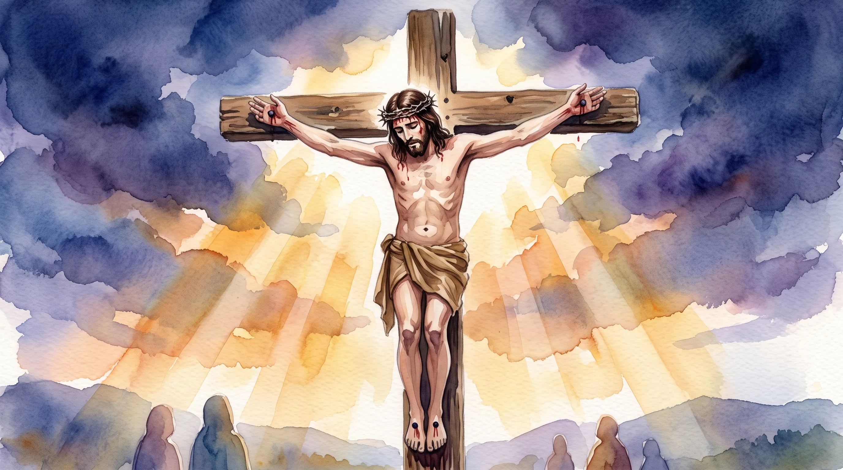 Jesus Crucified on the Cross at Calvary