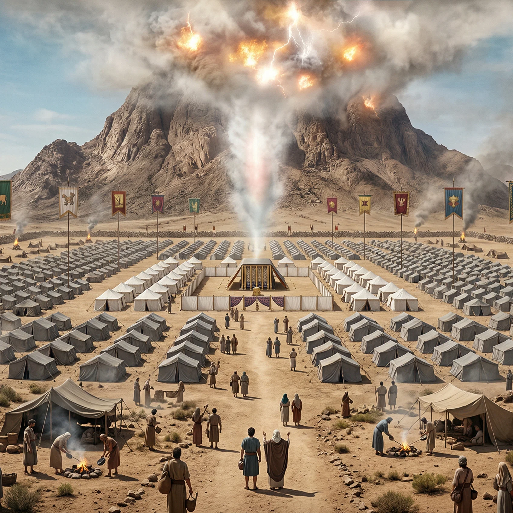 Divine Encounter at Mount Sinai