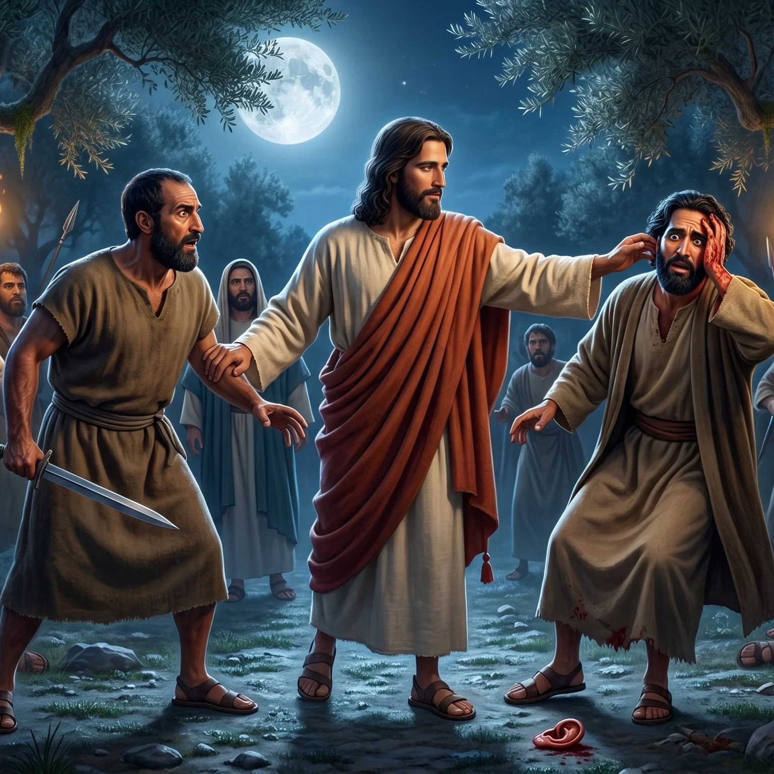 The Shadowy Betrayal at Gethsemane