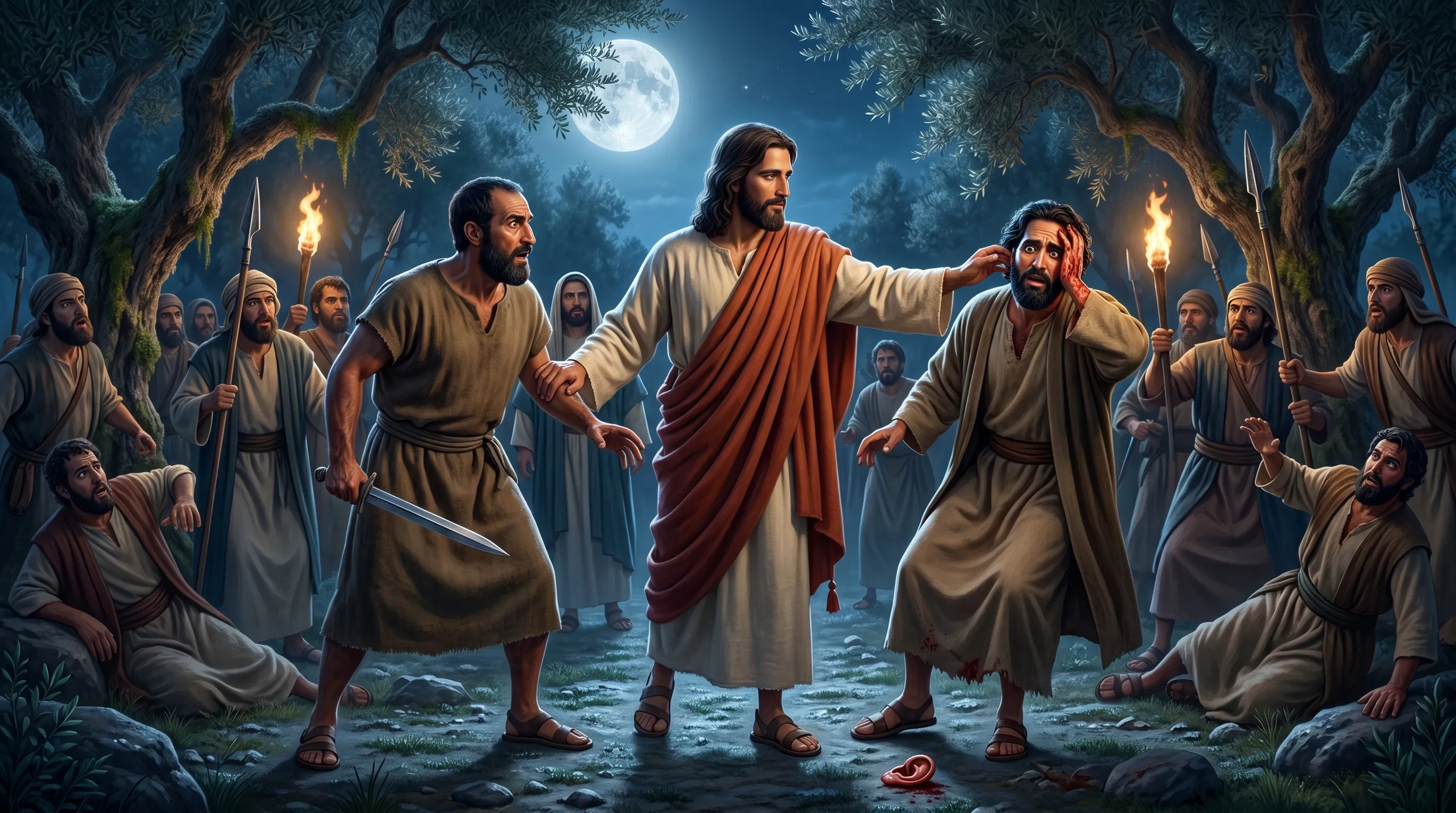 The Shadowy Betrayal at Gethsemane